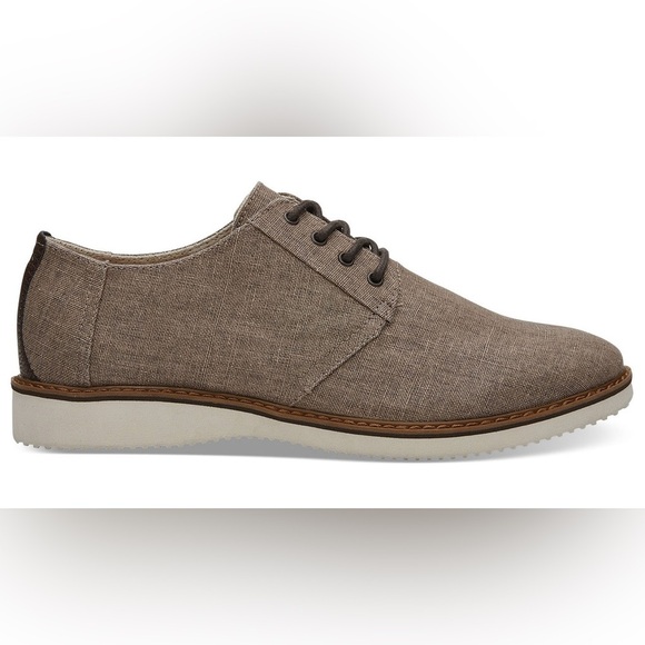 Toms Preston Toffee Coated Line brown rounded toe Shoe Size Men 8.5 SKU10011587 - Picture 1 of 10